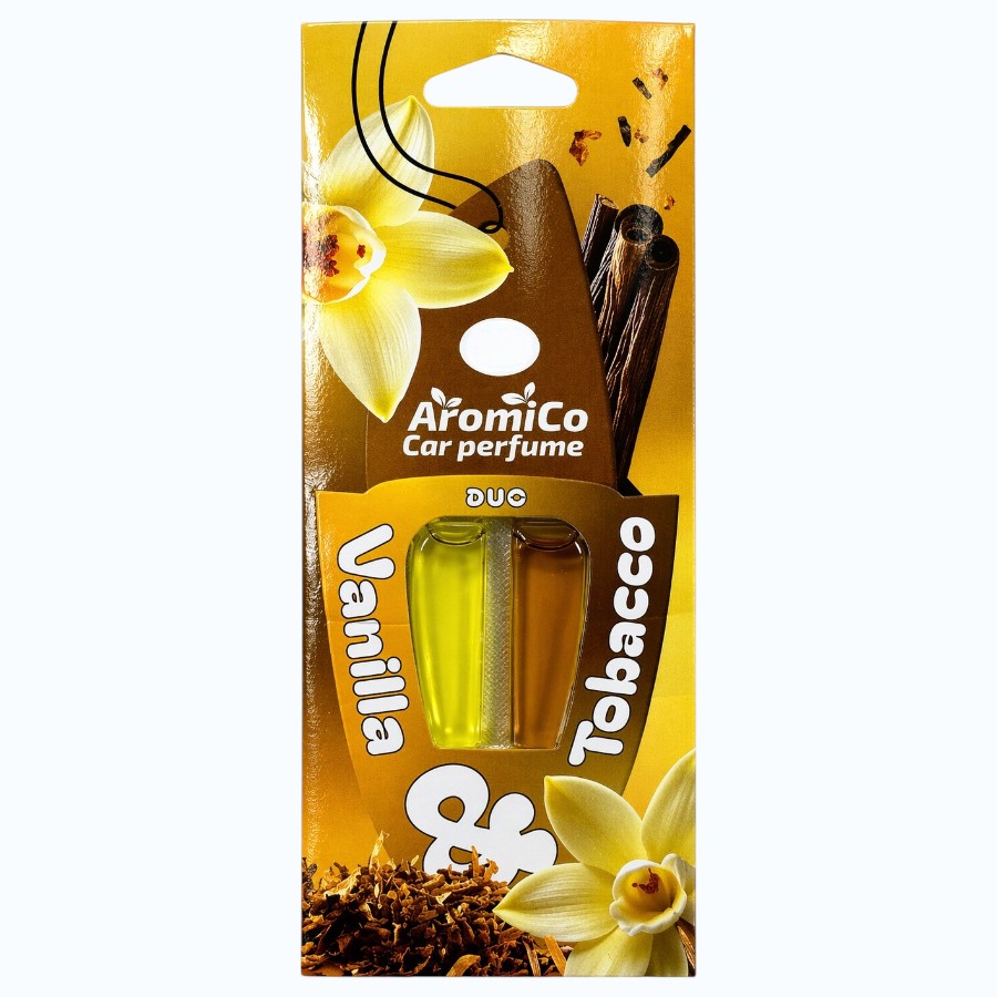 Ароматизатор автомобільний AromiCo 5 мл Duo Vanilla&Tobacco гелевий фото