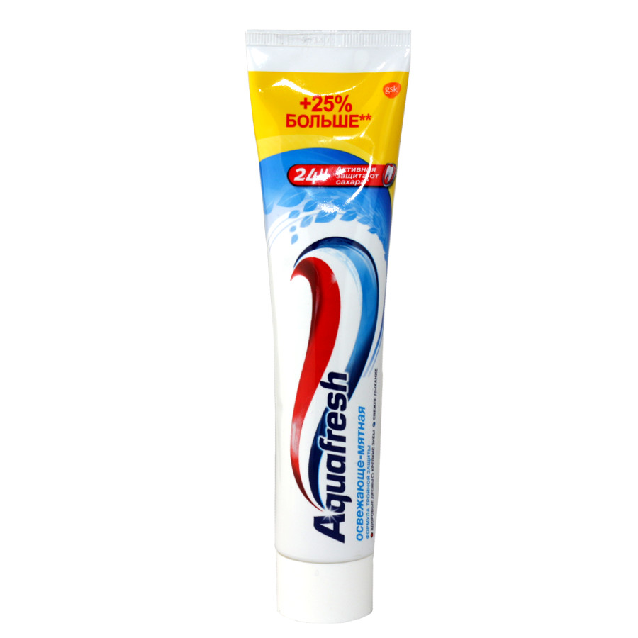 Зубна паста Aquafresh 125 мл Освіжаюча м'ятна фото
