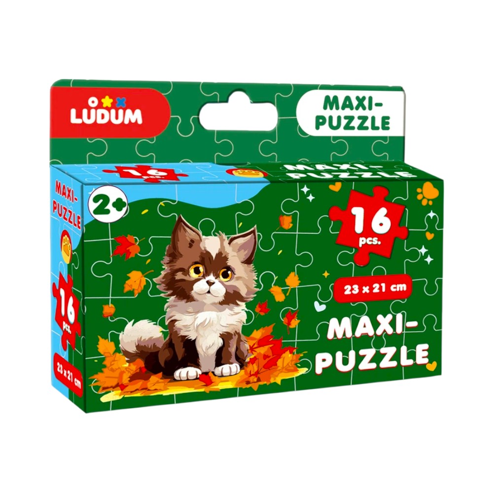 Пазли Ludum 16 елементів Котик 3 Maxi-puzzle фото