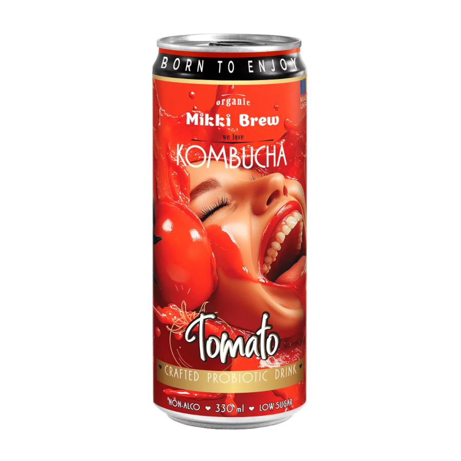 Напій безалкогольний Mikki Brew 330 мл Комбуча Tomato — купити | TA•DA!