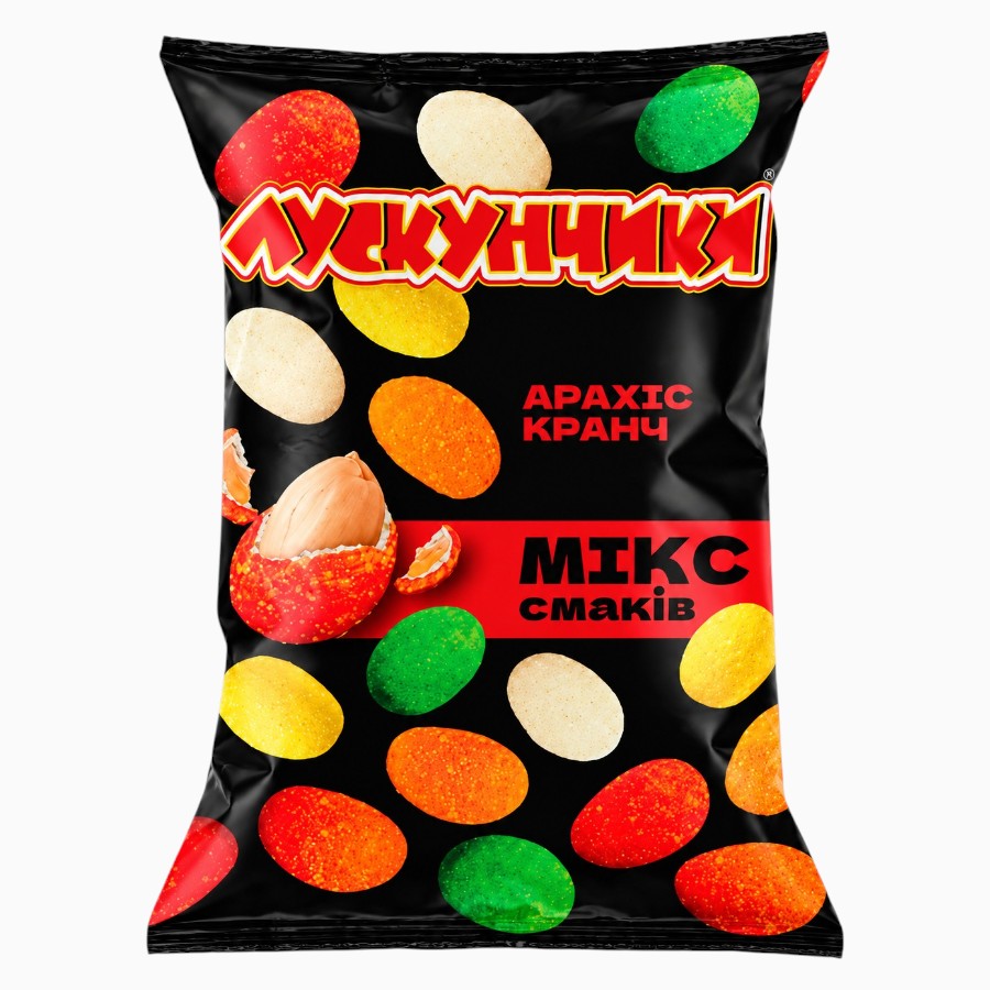 Арахіс Лускунчики 60 г Мікс смаків мініатюра