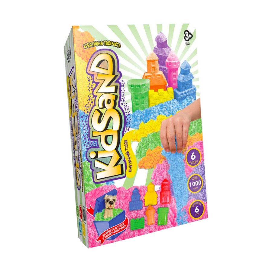 Пісок кінетичний Danko toys KidSand 1 кг №11 фото