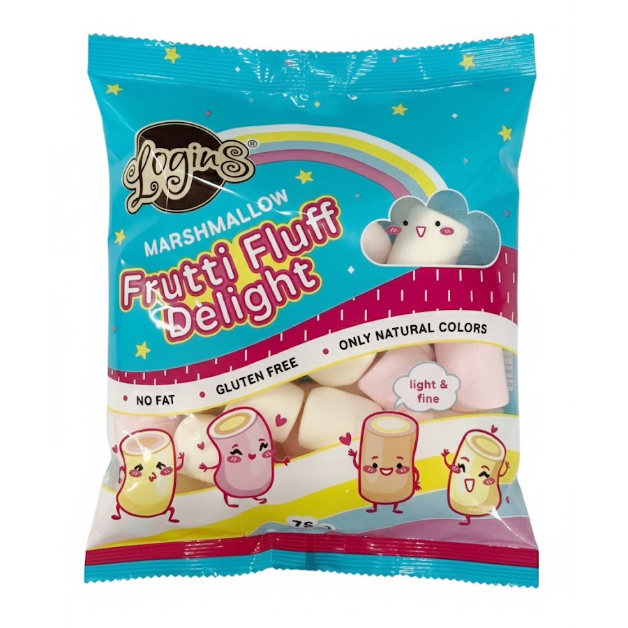 Маршмеллоу LoginS 70 г Frutti Fluff Delight фото