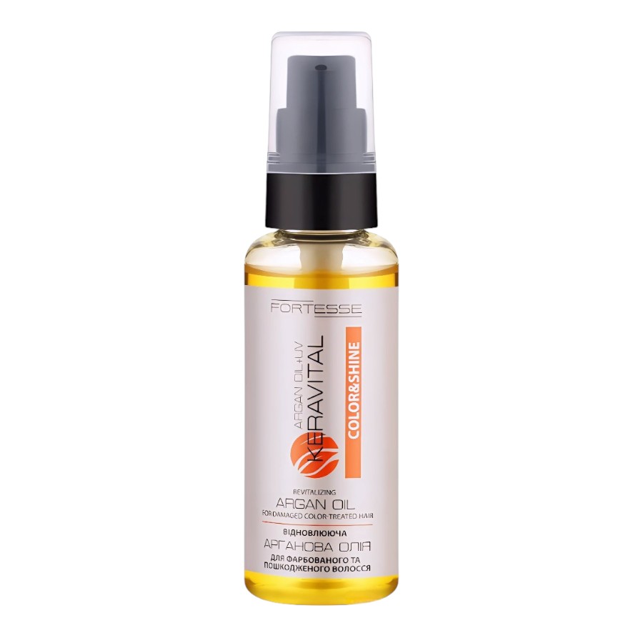 Олія для волосся Fortesse Color&Shine 60 мл Арганова з UV-фільтр фото
