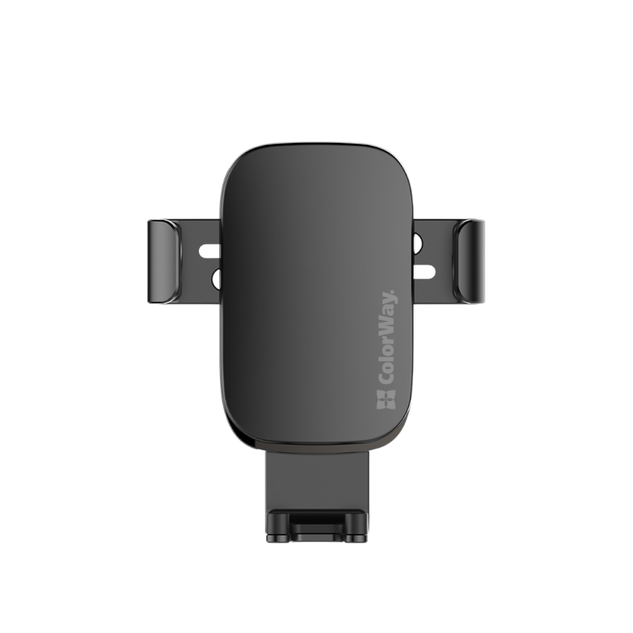 Автотримач для телефона СolorWay Metallic Gravity Holder 3 Black фото