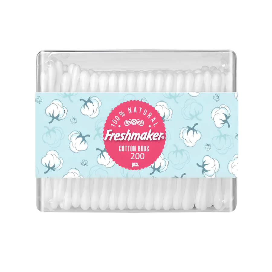 Палички гігієнічні Freshmaker 200 шт. Cotton Tips фото