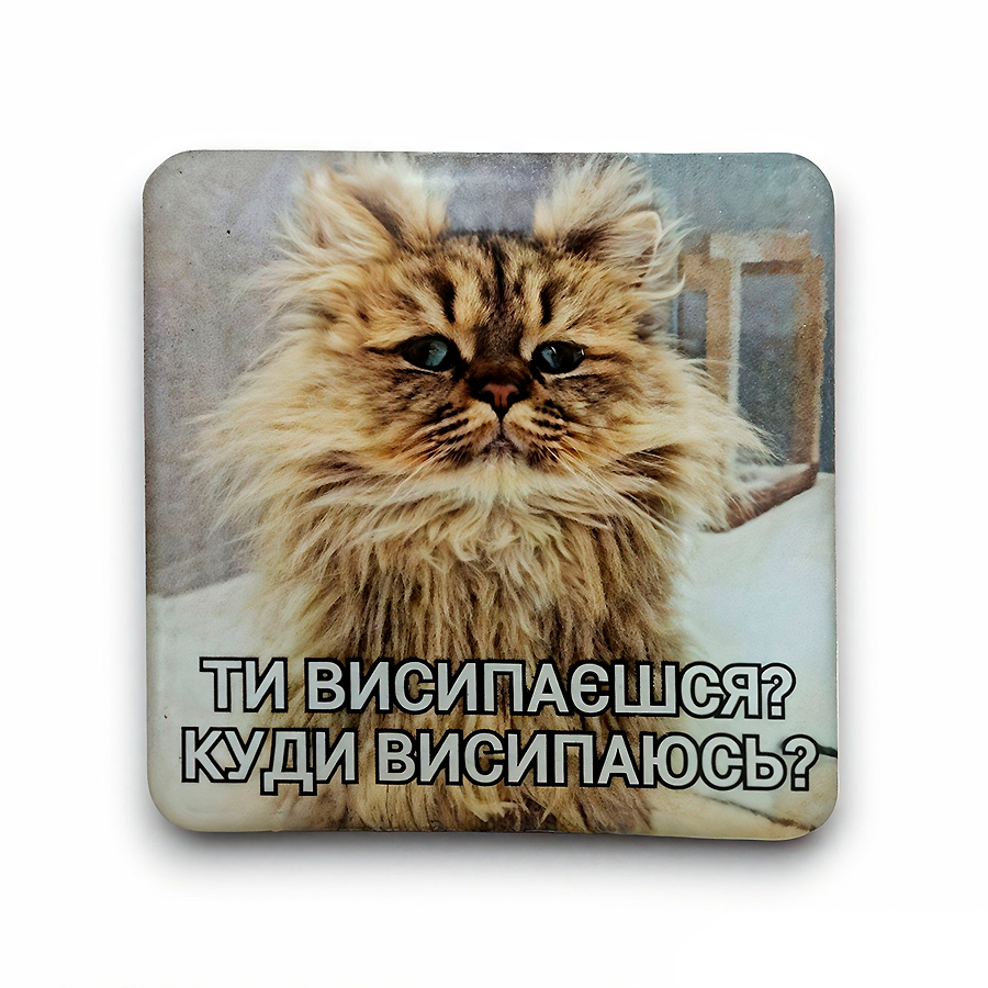 Стікер 3D Tattooshka Сонний кіт мініатюра