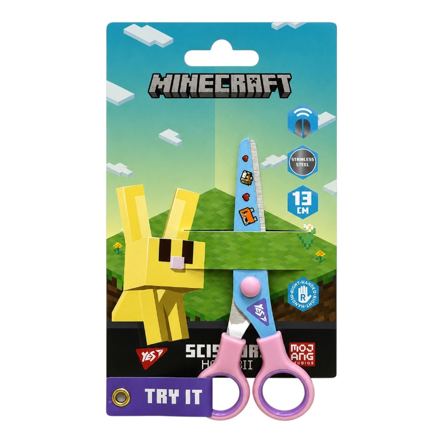 Ножиці дитячі Yes 13 см Minecraft Spring мініатюра