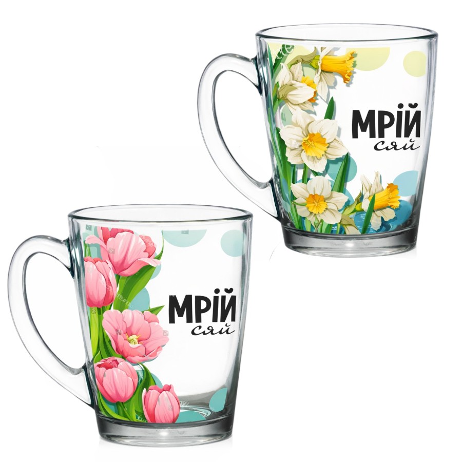Чашка скляна Galleryglass 330 мл Мрій сяй фото