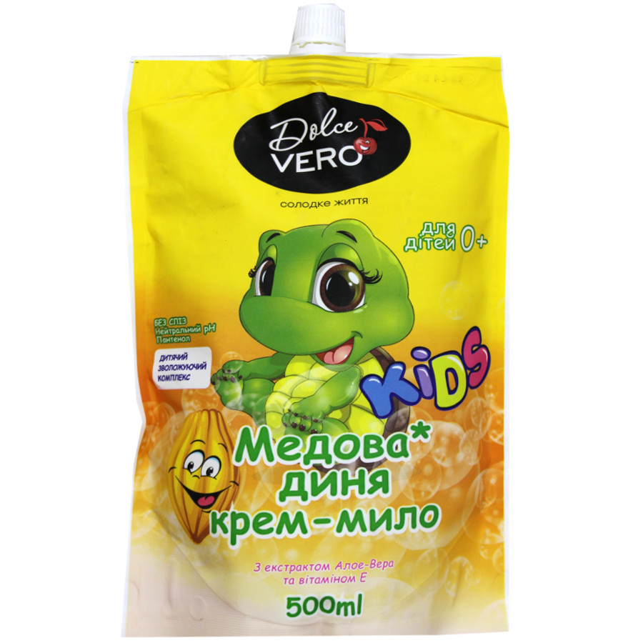 Крем-мило рідке дитяче Dolce Vero 500 мл Медова диня фото