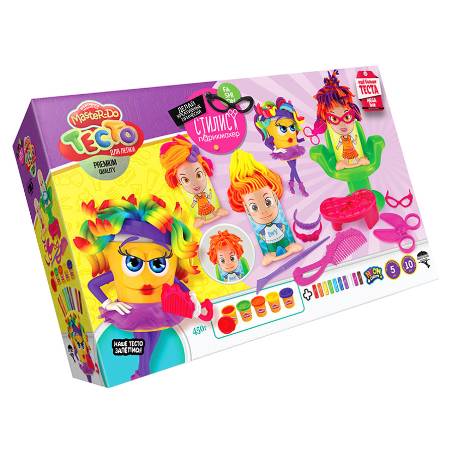 Тісто для ліплення Danko toys Master Do  Стиліст-перукар фото