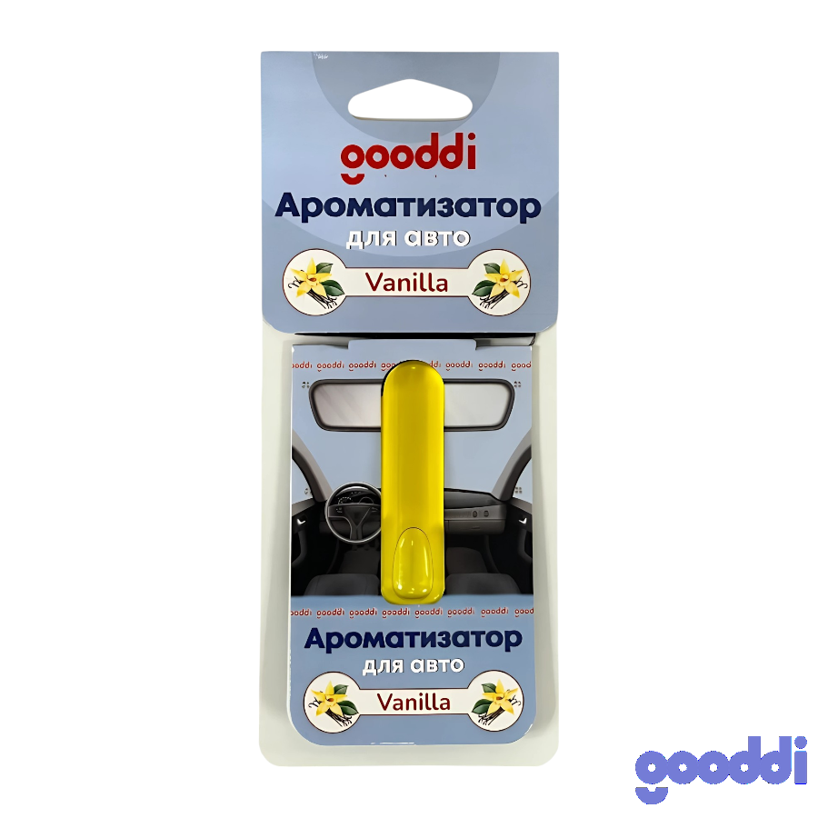 Ароматизатор автомобільний Gooddi Ваніль капсула фото