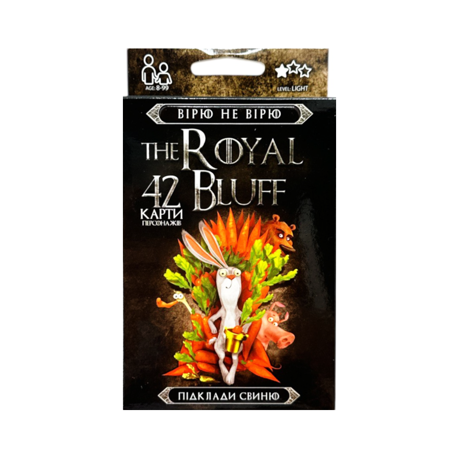 Гра настільна Danko toys The Royal Bluff Заєць фото
