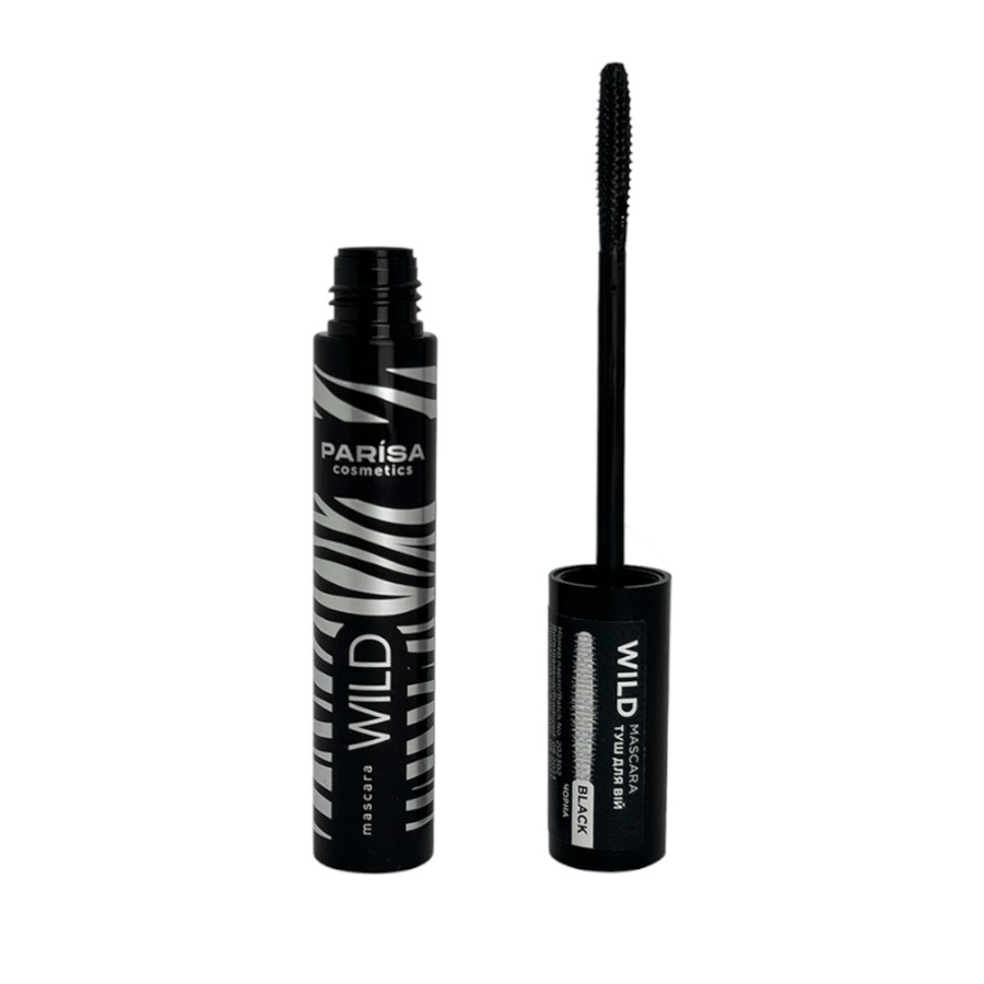 Туш для вій Parisa Cosmetics 12 мл чорна Wild Volume Sculpt фото