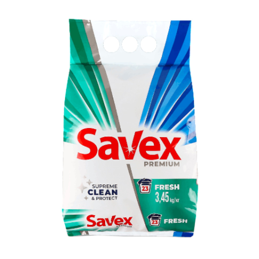 Порошок пральний Savex Color&White 3,45 кг автомат Fresh фото