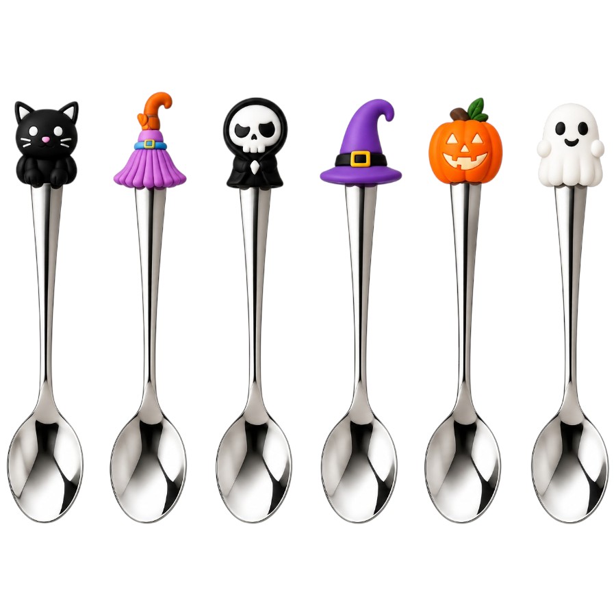 Ложка столова 16,5 см Halloween мікс DN0004092 мініатюра