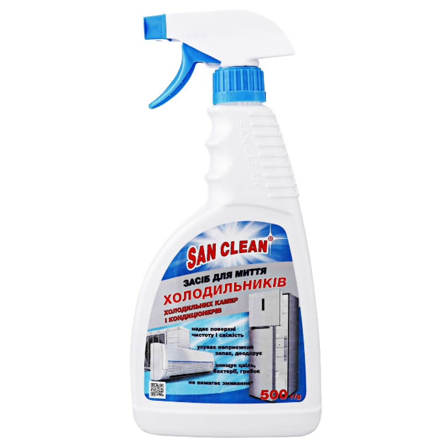 Засіб для миття холодильників і кондиціонерів San Clean 500 мл фото