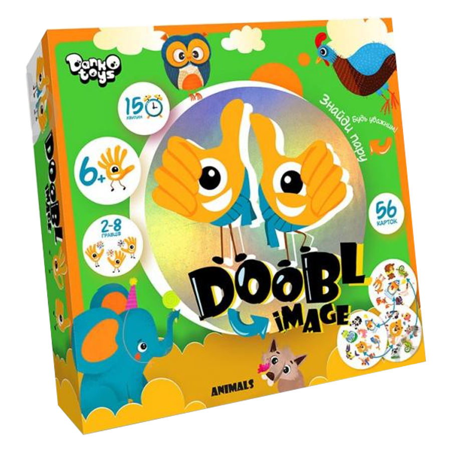 Гра настільна Danko toys Doobl Image Animals фото