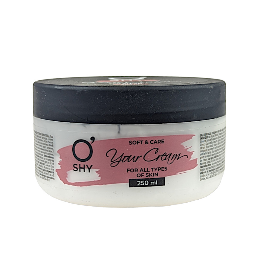 Крем для обличчя O'Shy 250 мл Your Cream для усіх типів шкіри фото