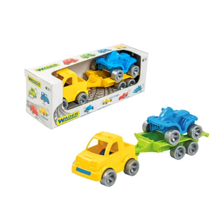 Набір машинок Kid cars Sport пікап+квадроцикл фото