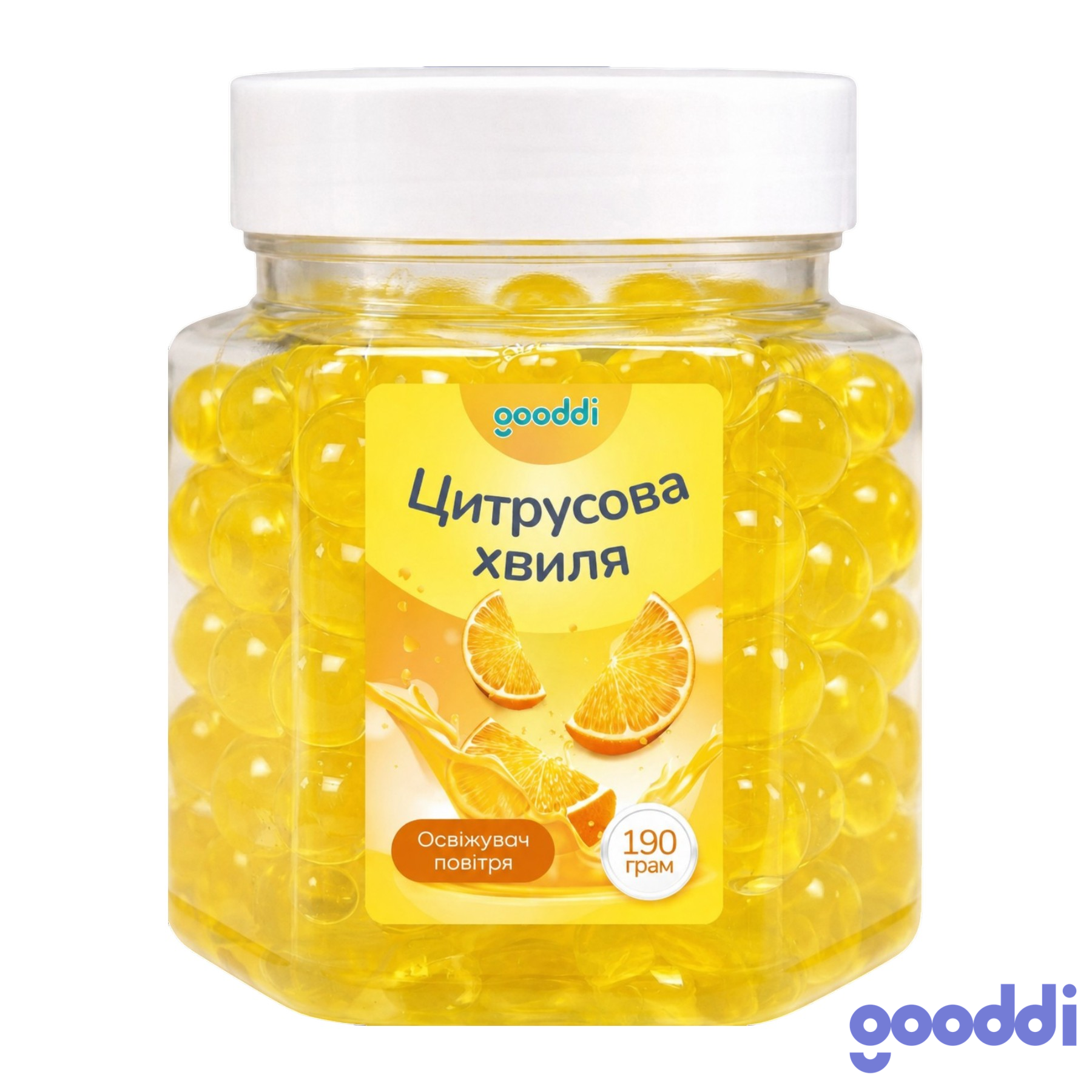 Освіжувач повітря Gooddi 190 г Цитрусова хвиля мініатюра