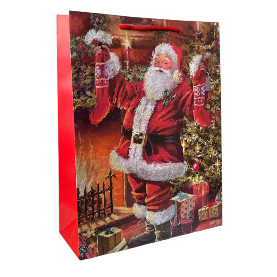 Пакет подарунковий 32*26*10 см Santa Claus TADA902-15 фото