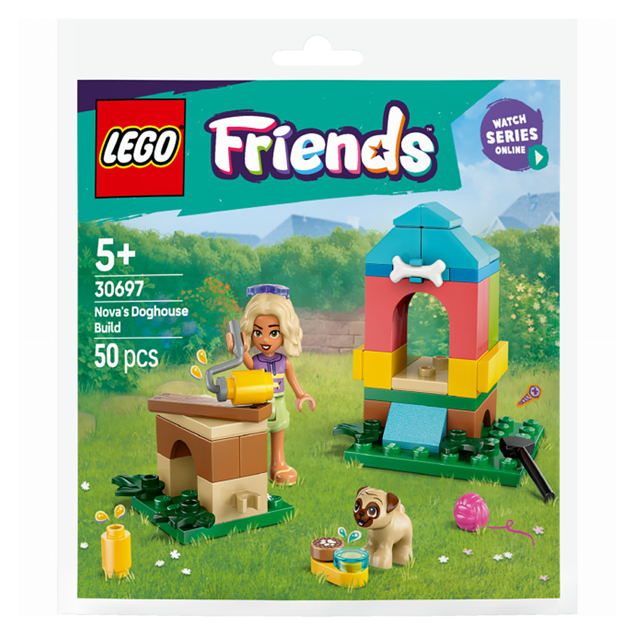 Конструктор LEGO Friends 50 елементів Модель собачої будки фото