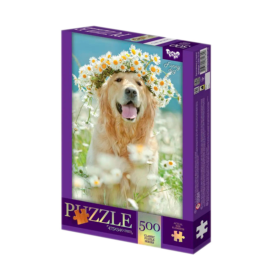 Пазли Danko toys 500 елементів №12 Funny Dog фото