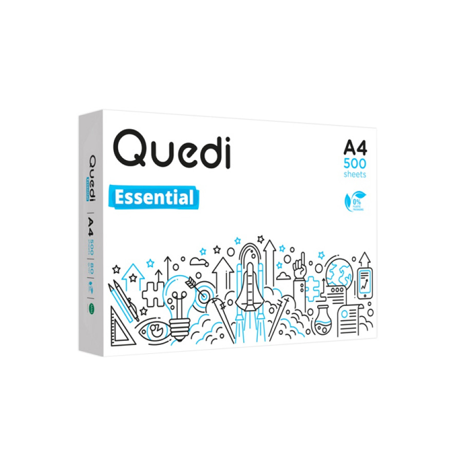 Папір ксероксний Quedi Essential 500 аркушів А4 мініатюра