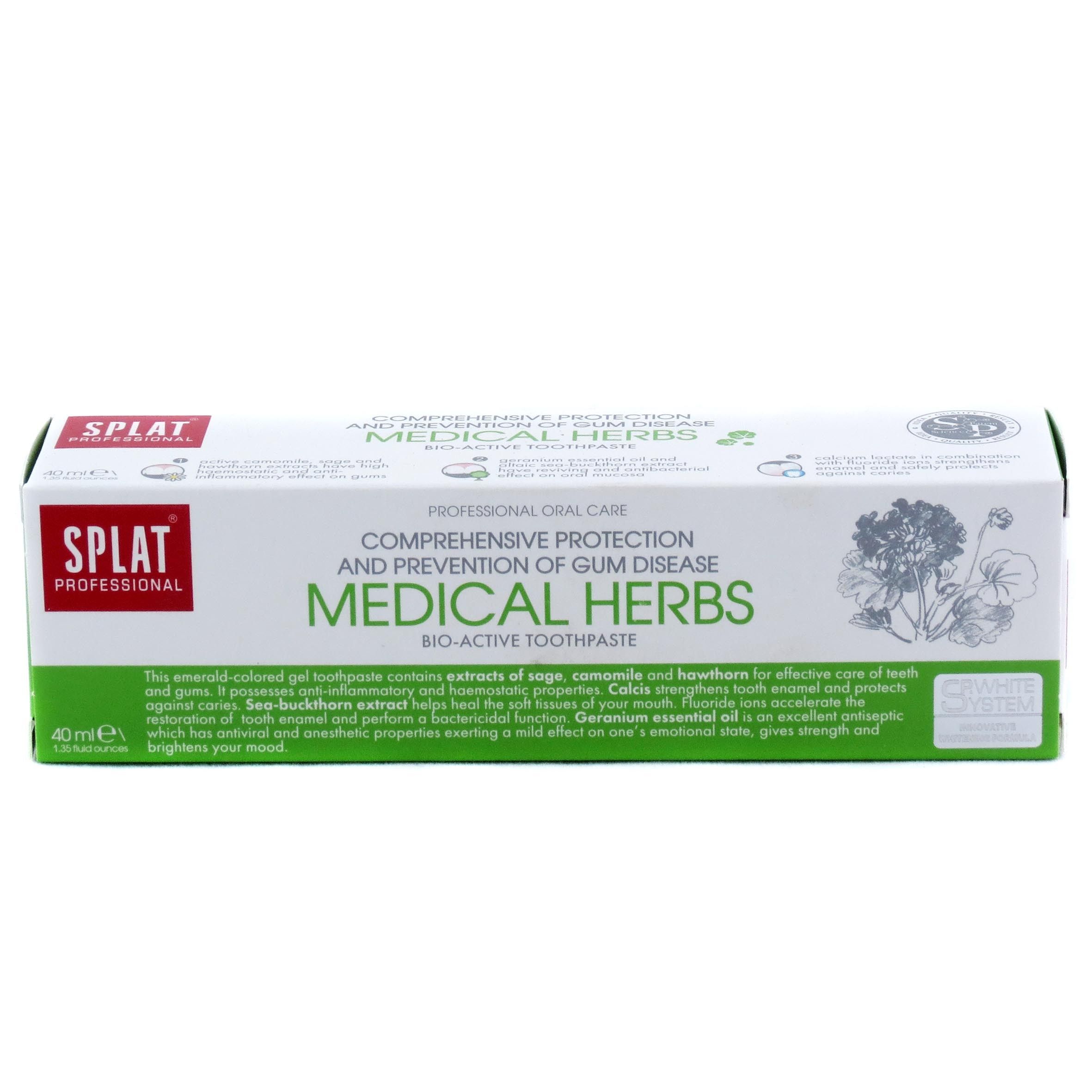 Зубна паста Splat Professional 40 мл Compact Medical Herbs фото