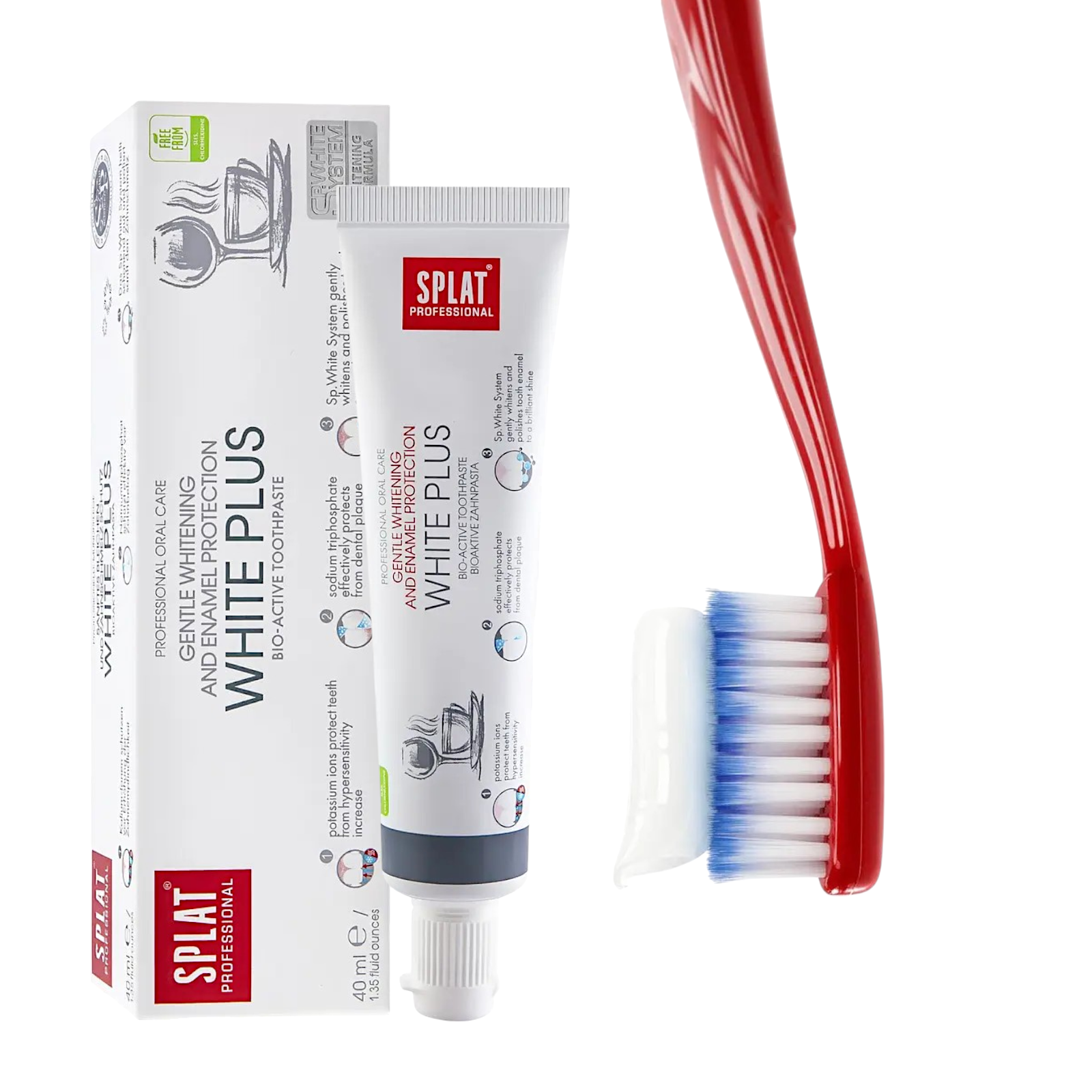 Зубна паста Splat Professional 40 мл Compact White plus фото