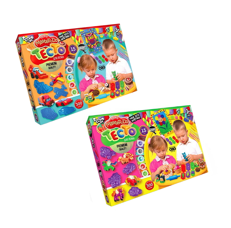 Тісто для ліплення Danko toys Master Do 15 кольорів Сова фото