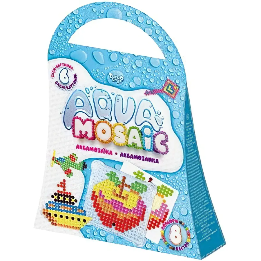 Набір для творчості Danko toys Aqua Mosaic комільфо №6 фото