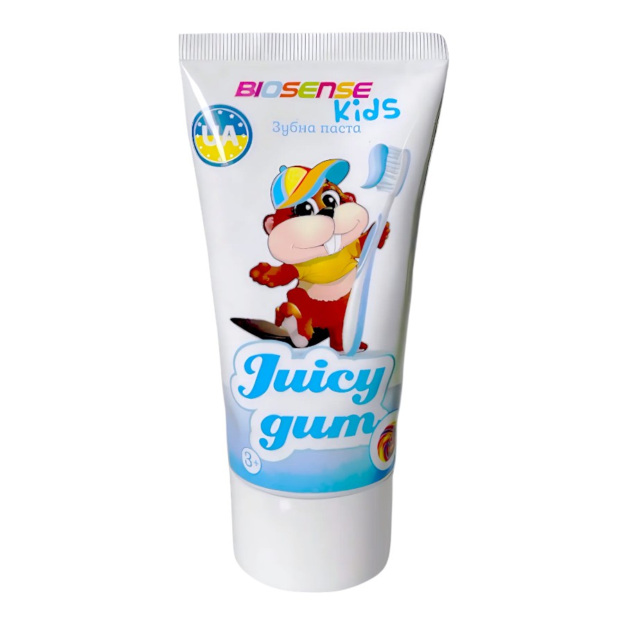 Зубна паста дитяча Bioton Cosmetics 50 мл Juicy Gum мініатюра