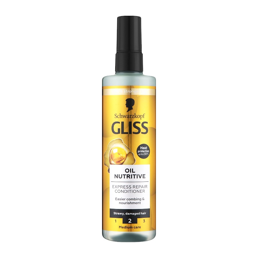 Експрес-кондиціонер для волосся Gliss Kur 200 мл Oil Nutritive фото