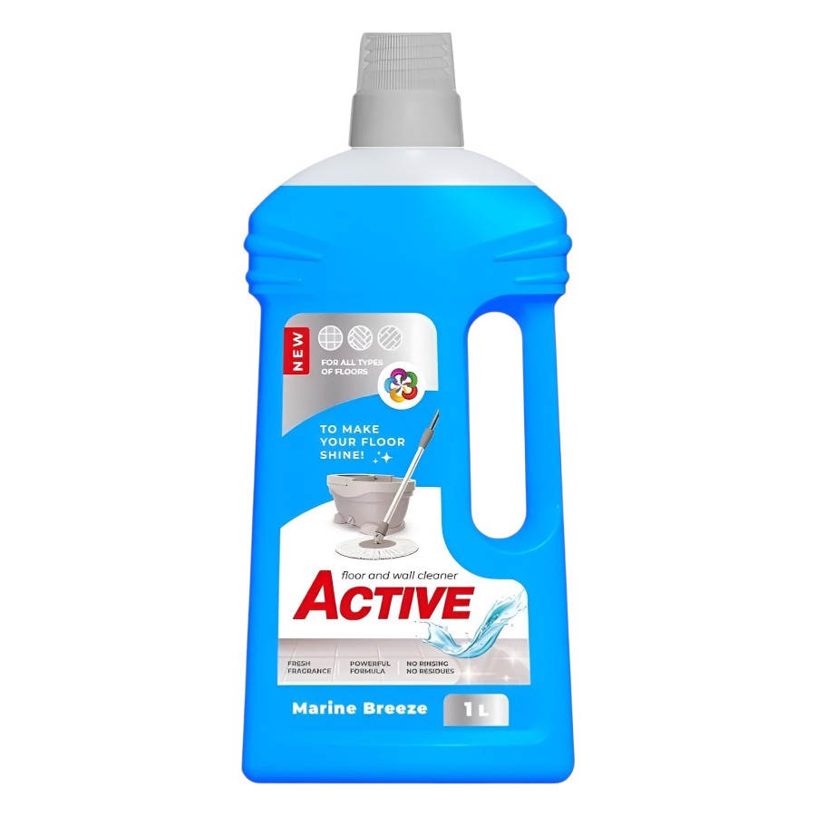 Засіб для миття підлоги Active 1 л Marine Breeze фото