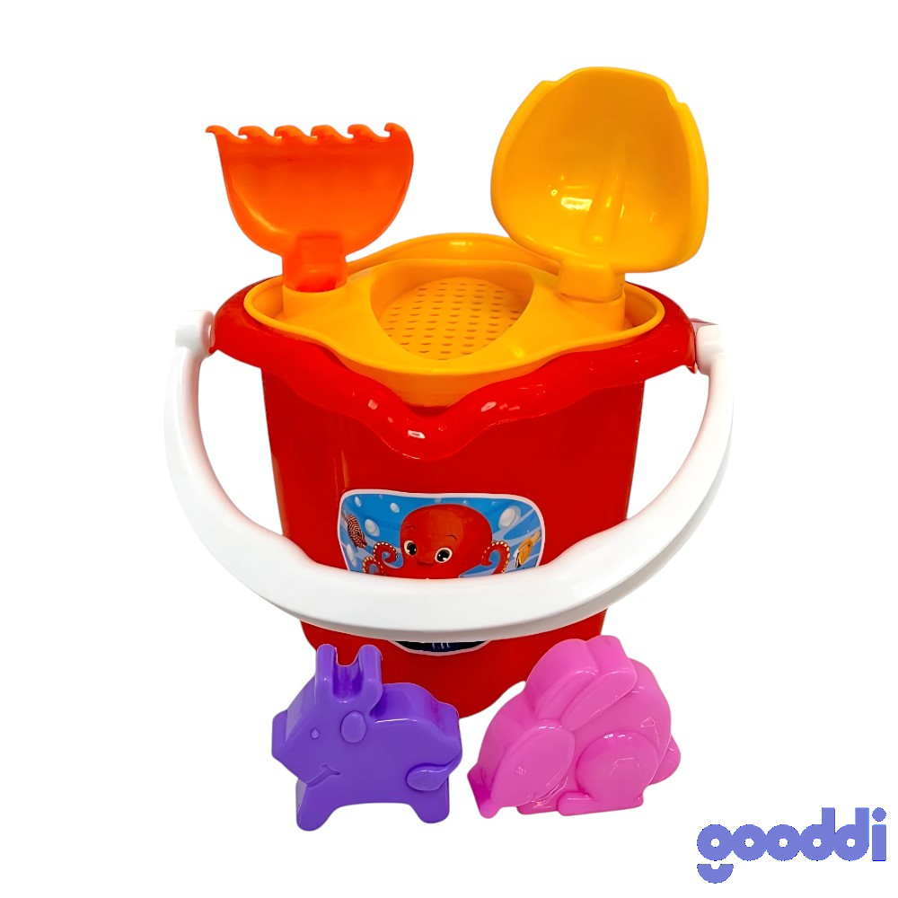 Пісочний набір Gooddi 6 предметів Сонечко фото