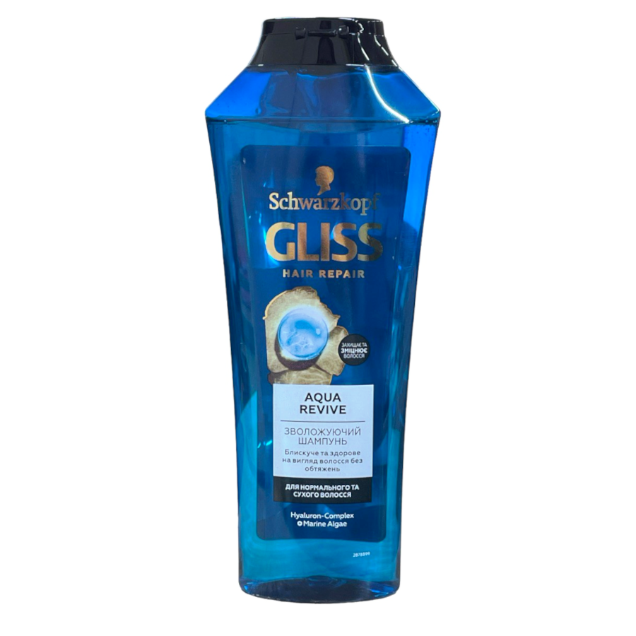 Шампунь для волосся Gliss Kur 400 мл Aqua revive фото