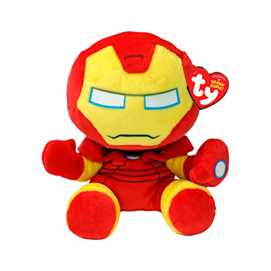 Іграшка м'яка TY 15 см Marvel Залізна людина фото