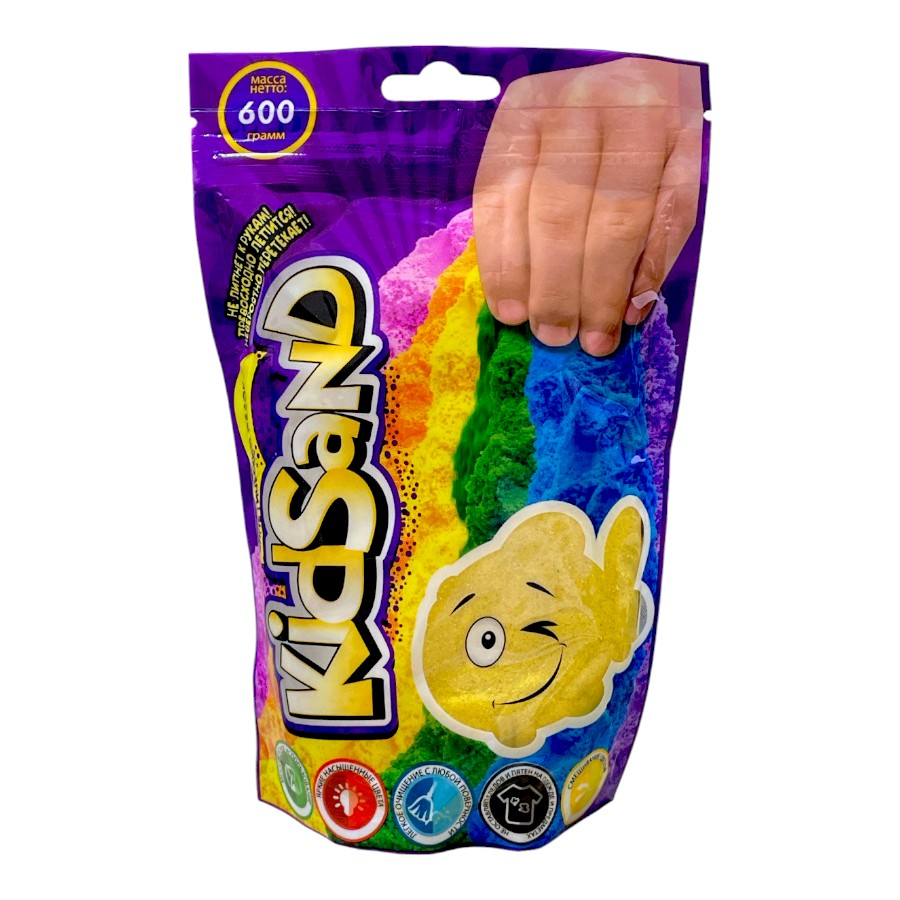 Пісок кінетичний Danko toys KidSand 600 г фото