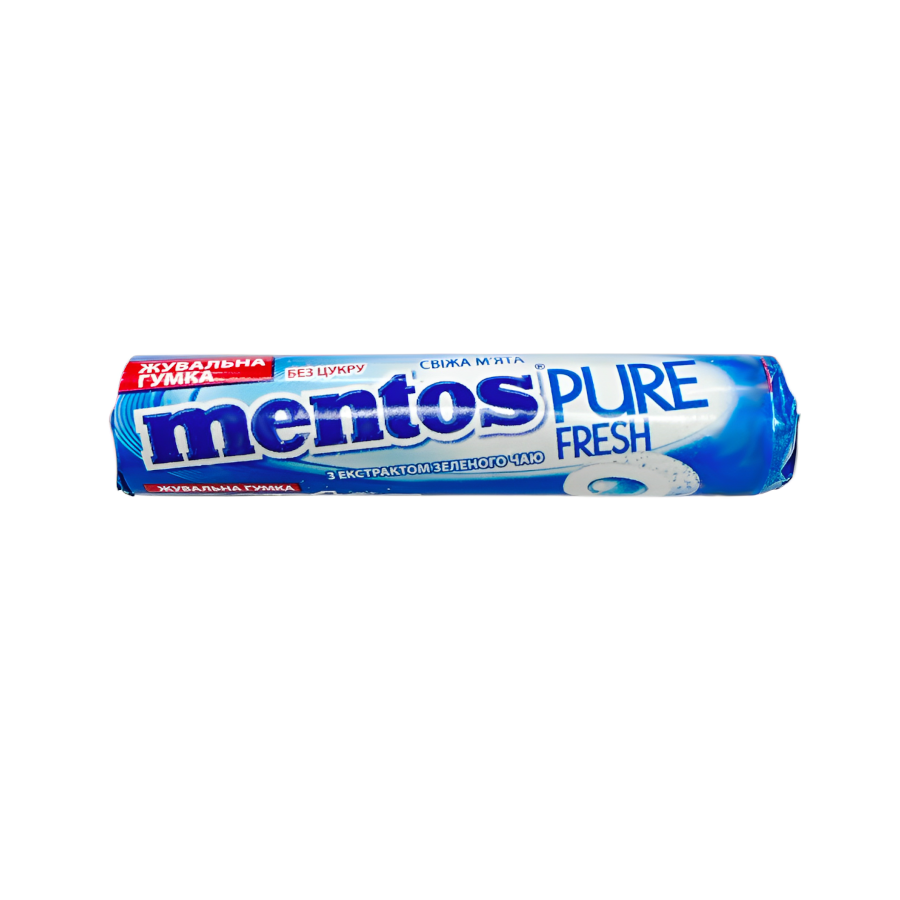 Гумка жувальна Perfetti 15,75 г Mentos з екстрактом зеленого чаю фото