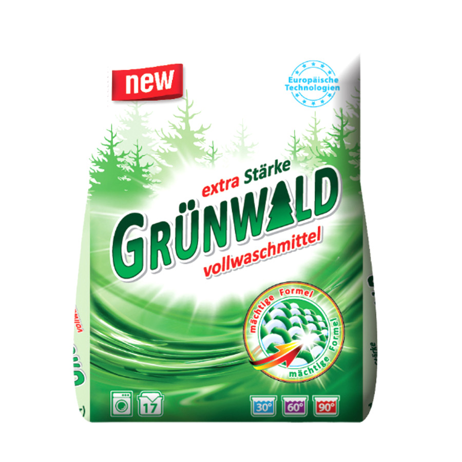 Порошок пральний Grunwald Color 1,5 кг Гірська Свіжість фото