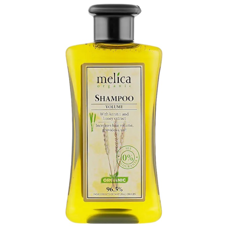 Шампунь для волосся Melica Organic 300 мл з кератином та екстрактом меду фото