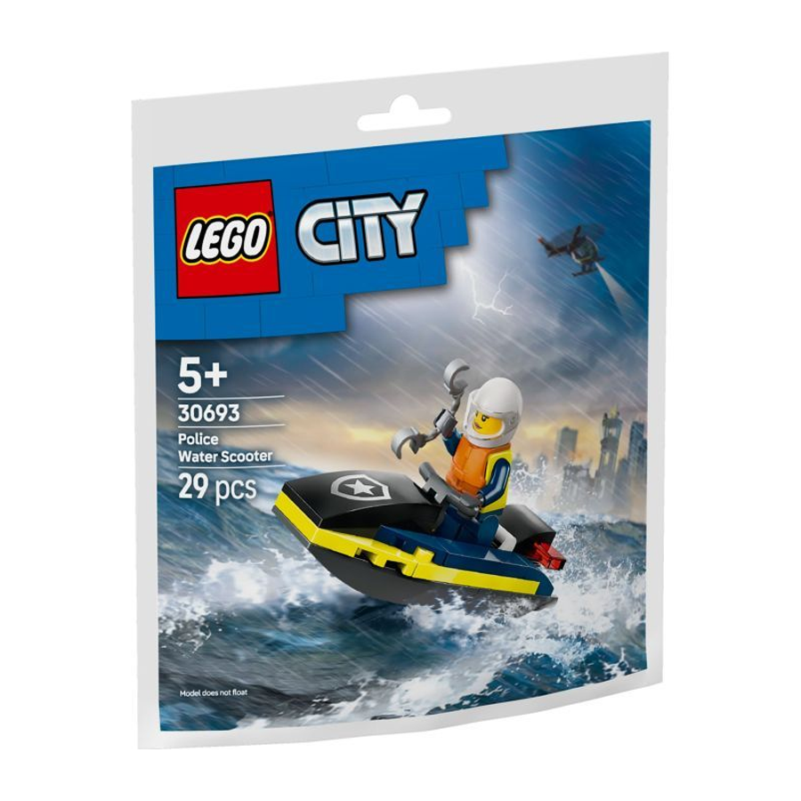 Конструктор LEGO City 29 елементів Поліцейський катер фото