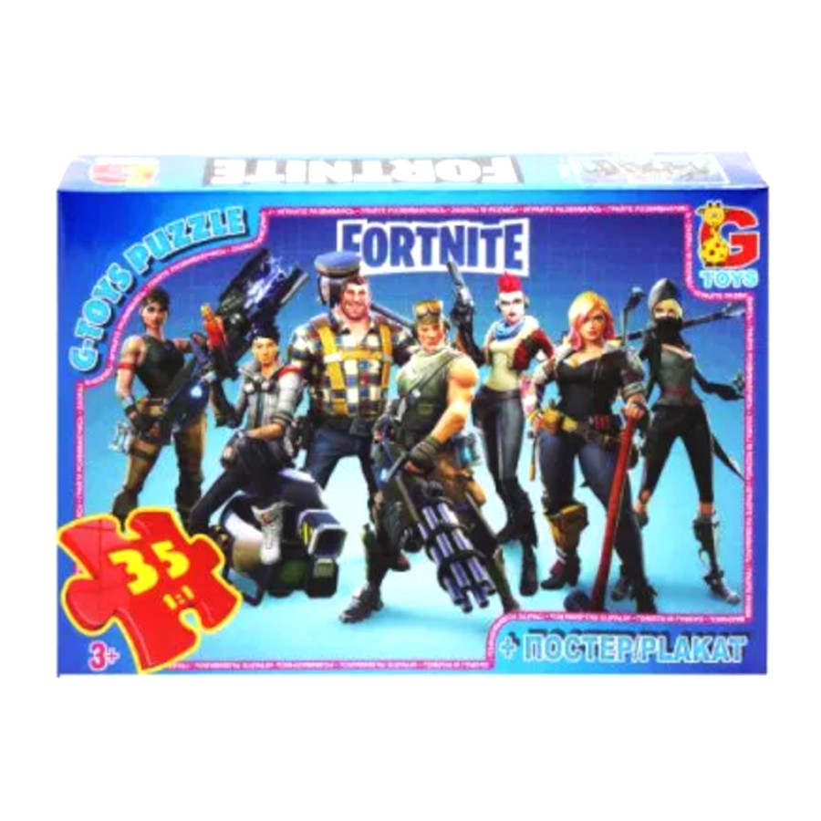 Пазли G-Toys 35 елементів Fortnite мініатюра