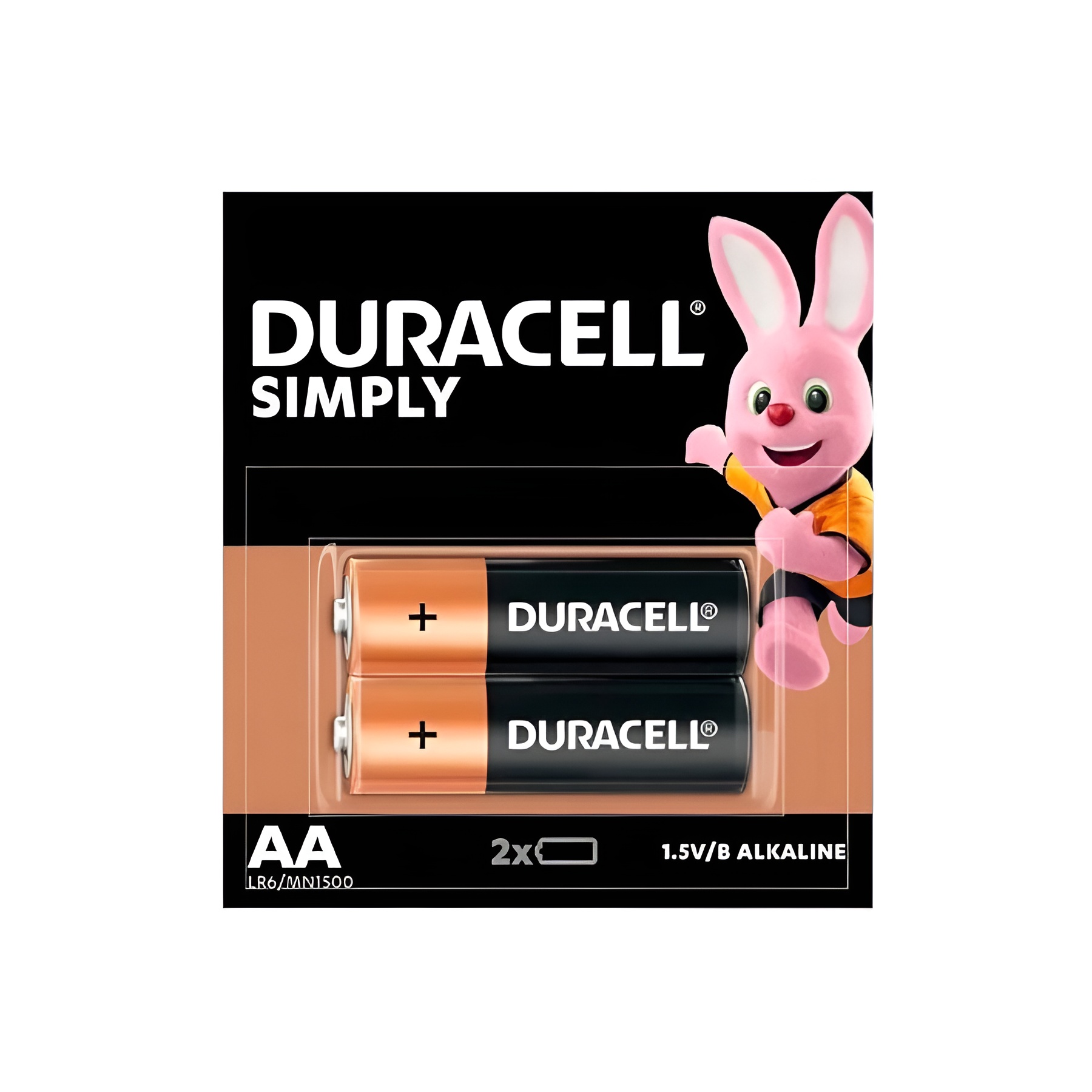Батарейка Duracell AA (LR6)  2 шт. Simply фото