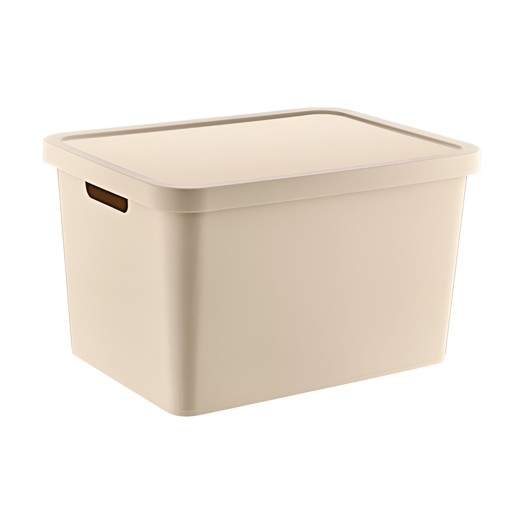 Контейнер для зберігання з кришкою Smartware 18 л Stafi Latte TRN-236-02 фото