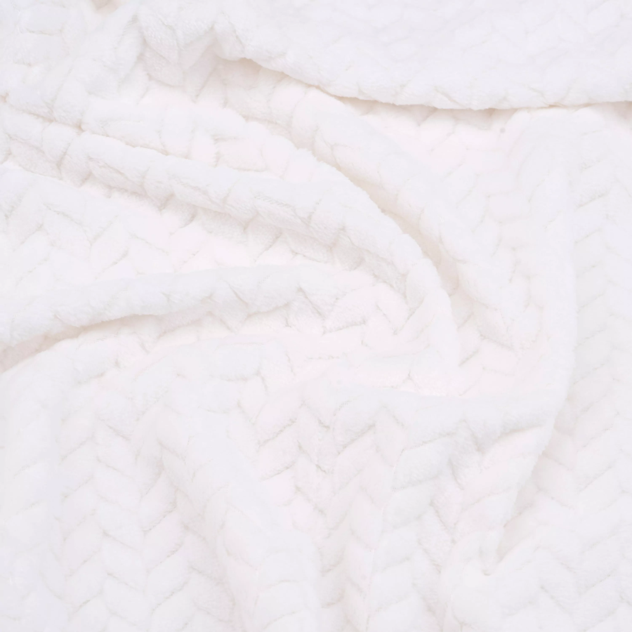 Плед Ardesto 200*220 см Jacquard Braid айворі мініатюра