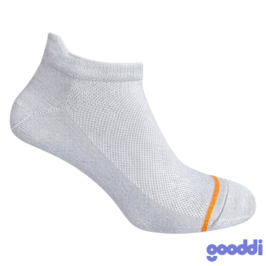 Шкарпетки чоловічі Gooddi літні 27 короткі сірі з патиком фото