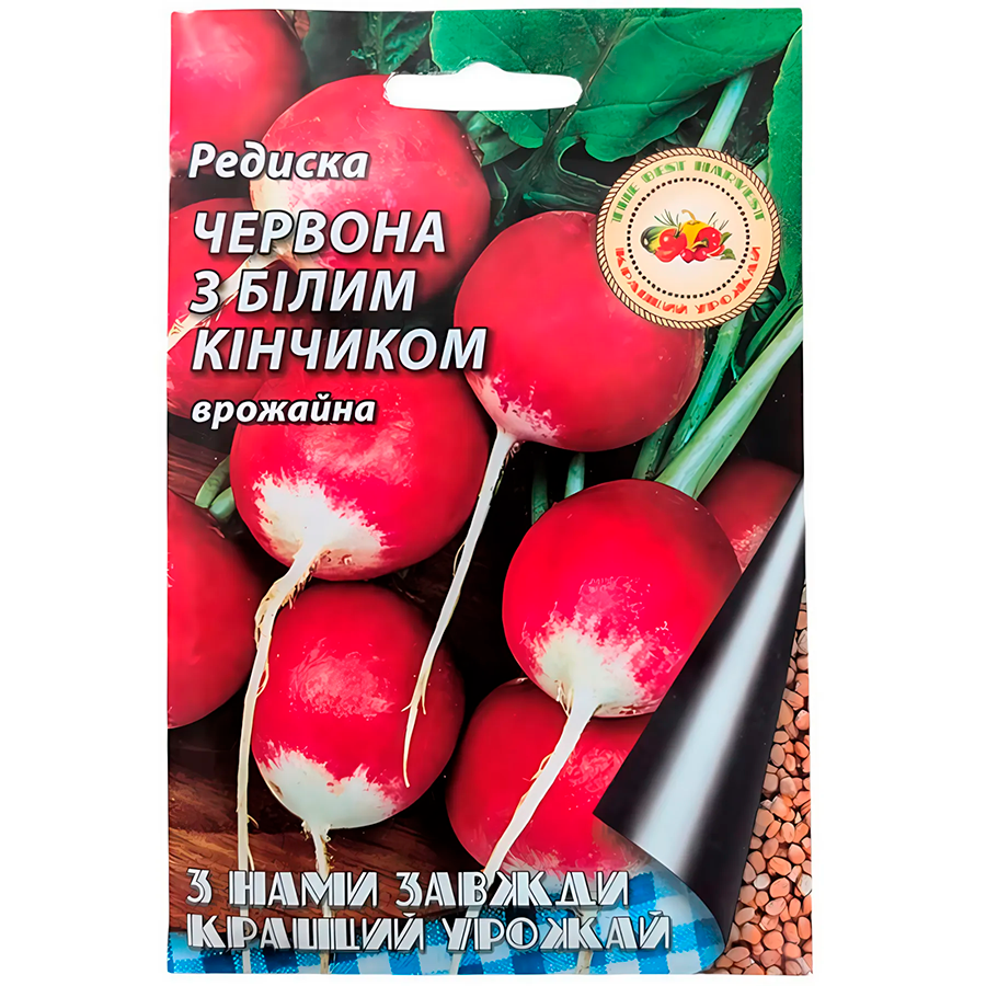 Насіння Кращий урожай Редиска 10 г ЧБК ранньостигла фото
